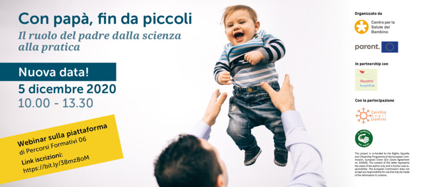 Sabato 5 Dicembre | Con papà Fin da Piccoli – Evento online