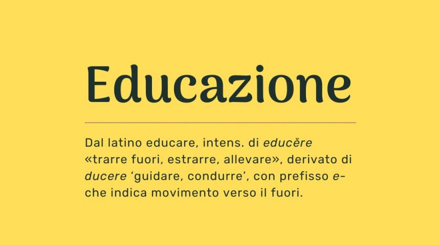 Parola di Villaggio: Educazione